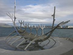 Iceland 02 03 Reykjavik Sculpture Solfar Viking Ship