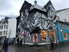 02A Mural by Caratoes and Ylja inspired by the song Odur til modur (Ode to Mother) by Ylja Street Art Reykjavik Iceland