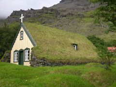 Iceland 11 05 Litla-Hof Turf Church Long View