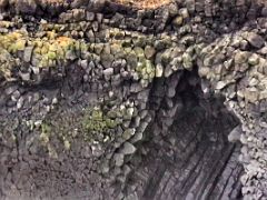 02C Cliff of basalt columns close up in Arnarstapi Snaefellsnes Peninsula Iceland