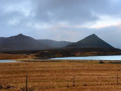 03C Eyrarfjall mountain from road 54 driving to Grundarfjordur Snaefellsnes Peninsula Iceland