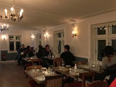 05B The small intimate dining room at Bjargarsteinn Mathus restaurant in Grundarfjordur Snaefellsnes Peninsula Iceland