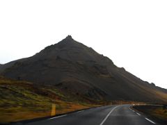 09A Stapafell mountain ahead from road 574 approaching Arnarstapi on Snaefellsjokull National Park Snaefellsnes Peninsula Iceland