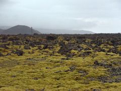 10B Driving by a lava field on the drive from Borgarnes to Snaefellsnes Iceland