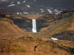 02B Grundarfoss waterfall driving on road 54 from Grundarfjordur Snaefellsnes Peninsula Iceland