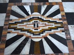 10D Decorated Geometric Floor Tiles At Gurdwara Bangla Sahib At Night Delhi India