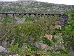 07B Steel Bridge Was The Tallest Cantilever Bridge In The World From The White Pass and Yukon Route Train To Skagway