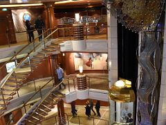 01F The Main Multi Floor Foyer Area On The Cruise Ship Docked At Vancouver