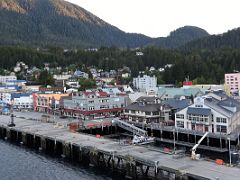 01D The Main Tourist Shopping Area Of Ketchikan Alaska From Cruise Ship