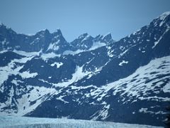 01B We Had A Quick View Of The Mendenhall Glacier With Mendenhall Towers Behind On The Drive From Juneau Alaska To Start The Whale Watching Tour