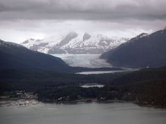 01A Auke Bay With Mendenhall Glacier From Airplane Near Juneau Alaska 1999