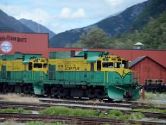 03A The White Pass and Yukon Route Train At Skagway Alaska