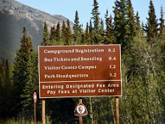 02B Visitor Centre And Park Headquarters Sign Just After The Entrance To The Denali National Park And Reserve In Alaska