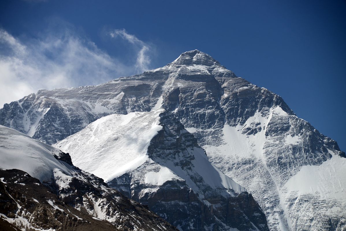 40 Mount Everest North Face And Changtse Close Up From Monument Hill At ...