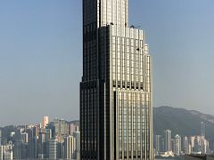 06 The 66-story Victoria Dockside skyscraper with Victoria Harbour and Hong Kong beyond from the EyeBar Kowloon Hong Kong