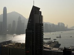 11A The 30-floor One Peking Road with Hong Kong Island across Victoria Harbour with International Finance Centre IFC and Sai Ying Pun district from the EyeBar Kowloon Hong Kong