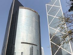 12B Skyscrapers towering overhead include ICBC and Bank Of China Tower from Hong Kong Park