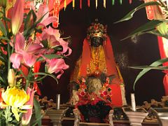 11 Shing Wong city god of the neighbourhood Taoist statue at Man Mo Temple Hong Kong