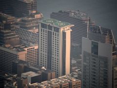 04C The Peninsula Hotel in Kowloon close up from The Ozone rooftop bar Ritz-Carlton Hong Kong