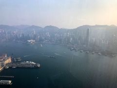 06A The skyscrapers on Hong Kong Island from East Point to Wan Chan to Central just before sunset from The Ozone rooftop bar Ritz-Carlton Hong Kong