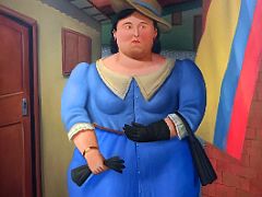 04 Woman in the Street 2005 - Fernando Botero Peninsula Hotel Hong Kong