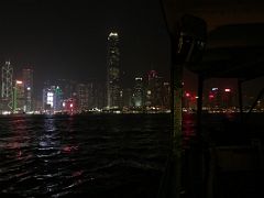 09C Central Skyscrapers at night Bank Of China Tower, International Finance Centre IFC, The Centre Building from Star Ferry Hong Kong