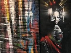 02B Dan Kitchener - a rainy New York evening detail street art Hong Kong