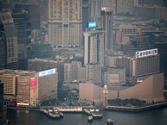 07B Tsim Sha Tsui, Star House shopping mall, Star Ferry pier, Hong Kong Cultural Centre and clock tower, The Peninsula Hotel from Lugard Road Victoria Peak Hong Kong