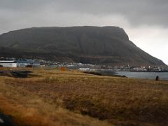 04A Entering Olafsvik on the north coast on road 574 Snaefellsnes Peninsula Iceland