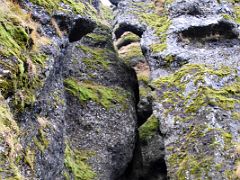 02C Extremely narrow Raudfeldar canyon ravine next to road 574 on Snaefellsnes Peninsula Iceland