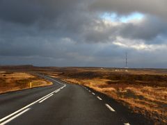 08A The sun came out as we turned off Road 54 onto road 58 on Snaefellsnes Peninsula drive to Stykkisholmur Iceland