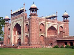 Agra Taj Mahal 01 The Entrance To The Taj Mahal Is Through The Darwaza Great Gate