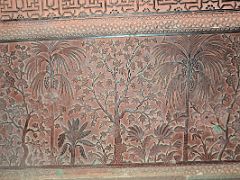 10 Agra Fatehpur Sikri Panch Mahal Wall Carving Close Up