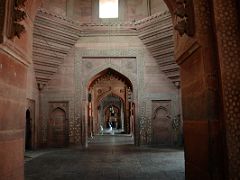 31 Agra Fatehpur Sikri Jama Masjid Friday Mosque Inside