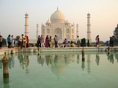 Agra Taj Mahal 11 Taj Mahal Reflected In The Reflecting Pool