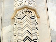 Agra Taj Mahal 31 Taj Mahal Geometric Design On Pillar
