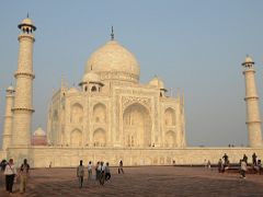 Agra Taj Mahal 33 Taj Mahal From East Just After Sunrise