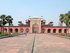 02 Agra Tomb Of Akbar Mausoleum Wide View