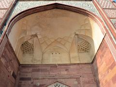04 Agra Tomb Of Akbar Mausoleum Entrance Ceiling