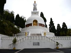 01C The Peace Pagoda Was Inaugurated On 1 November 1992 In Darjeeling Near Sikkim India