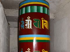 02A Large Prayer Wheel At Yiga Choeling Gompa Monastery In Ghoom Near Darjeeling Near Sikkim India