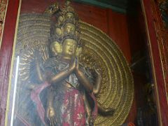 04A Thousand Armed Chenrezig Avalokiteshvara Statue In Yiga Choeling Gompa Monastery In Ghoom Near Darjeeling Near Sikkim India