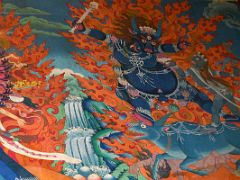 06B Yama Mural In Yiga Choeling Gompa Monastery In Ghoom Near Darjeeling Near Sikkim India