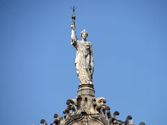 02 Mumbai Chhatrapati Shivaji Victoria Terminus The Central Dome Is Topped By A Statue Of Progress Holding A Torch