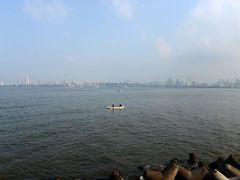 04 Malabar Hill and Chowpatty Beach From The Nariman Point End Of Marine Drive