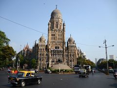 56 Mumbai's Municipal Corporation Building Is A V Shaped Structure With A Tall Tower Covered With A Central Dome
