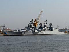 05 INS Gomati F21 is a Godavari-class guided-missile frigate of Indian Navy From The Boat To Elephanta Island