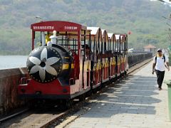 18 You Can Take The Toy Train Down The Long Dock To The Stairs Up To Elephanta Caves
