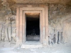 80 Shiva Linga Shrine In Cave 4 At Mumbai Elephanta Island