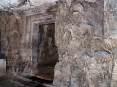 58 Dvarapalas Gatekeepers At The Shiva Linga Shrine In The West Wing Of The Main Cave At Mumbai Elephanta Island